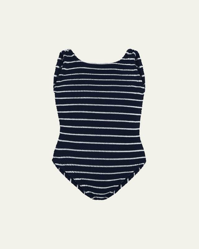Girl's Alva Striped Swimsuit
